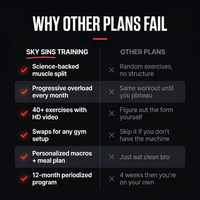 Sky Sins Coaching Personalized Transformation Plan